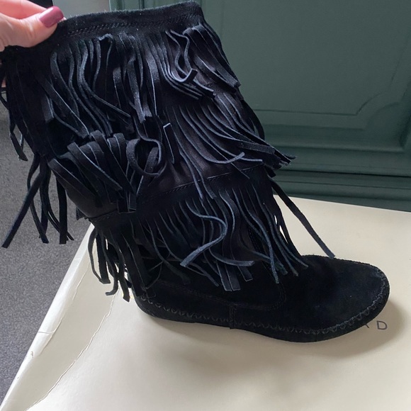 Lauren Conrad Fringe Boots - Picture 3 of 4